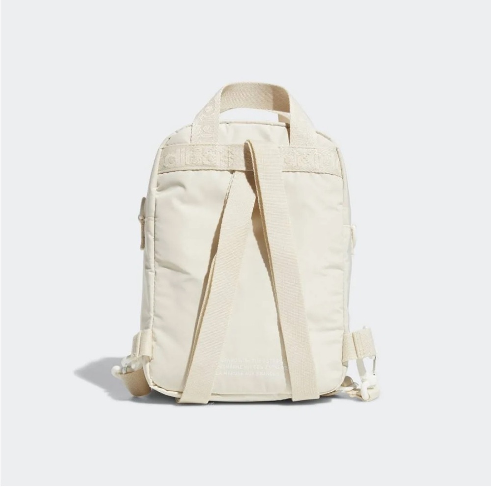 adidas Originals micro 2.0 mini backpack in white - Picture 3 of 5